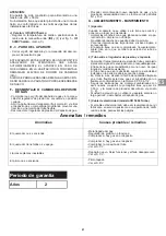 Preview for 21 page of Campingaz IR 5000 Instructions For Use Manual