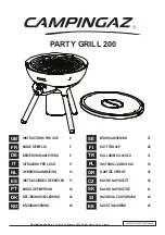 Campingaz PARTY GRILL 200 Instructions For Use Manual preview