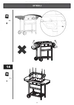 Предварительный просмотр 20 страницы Campingaz Plancha EX Assembly Instructions Manual