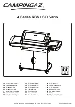 Campingaz RBS LS Vario 4 Series Assembly Instructions Manual preview