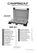 Campingaz XCELERATE 600 SV Instructions For Use Manual preview