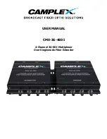 Camplex CMX-3G-4SDI User Manual preview
