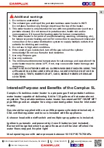 Preview for 7 page of Camplux AY132 Series Use & Care Manual