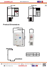 Предварительный просмотр 9 страницы Camplux AY132 Series Use & Care Manual