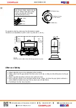 Preview for 8 page of Camplux BBQ-136M Instructions For Installation And Use Manual