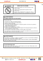 Preview for 15 page of Camplux BBQ-136M Instructions For Installation And Use Manual