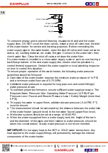 Preview for 16 page of Camplux CA318 Use & Care Manual