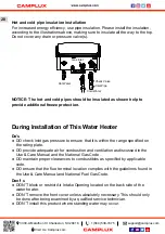 Предварительный просмотр 30 страницы Camplux CA686M-LP Use & Care Manual