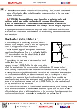 Предварительный просмотр 36 страницы Camplux CA686M-LP Use & Care Manual