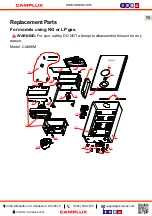 Предварительный просмотр 77 страницы Camplux CA686M-LP Use & Care Manual