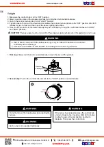 Предварительный просмотр 12 страницы Camplux FMGG303B Instructions For Installation And Use Manual