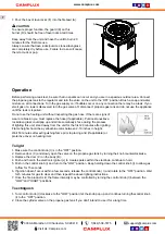 Preview for 8 page of Camplux FP19CR Instructions For Installation And Use Manual