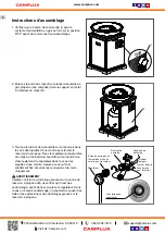 Preview for 18 page of Camplux FP19CR Instructions For Installation And Use Manual