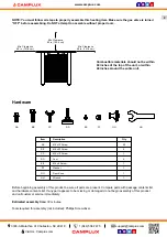 Preview for 5 page of Camplux FT30CB Instructions For Installation And Use Manual