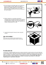 Preview for 21 page of Camplux FT30CB Instructions For Installation And Use Manual