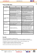 Preview for 23 page of Camplux FT30CB Instructions For Installation And Use Manual