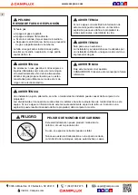 Preview for 26 page of Camplux FT30CB Instructions For Installation And Use Manual