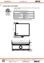 Предварительный просмотр 12 страницы Camplux GG201S Instructions For Installation And Use Manual