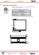 Preview for 26 page of Camplux GG201S Instructions For Installation And Use Manual