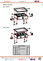 Preview for 5 page of Camplux GG301S Instructions For Installation And Use Manual