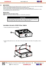 Preview for 6 page of Camplux GG301S Instructions For Installation And Use Manual