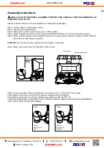 Preview for 5 page of Camplux JK-5330 Instructions For Installation And Use Manual