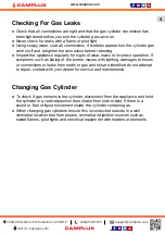 Preview for 5 page of Camplux JK-6330 Instructions For Installation And Use Manual