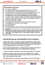 Preview for 7 page of Camplux Pro BD158 Use & Care Manual