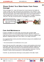 Preview for 23 page of Camplux Pro BD158 Use & Care Manual