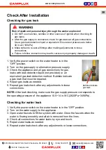 Preview for 31 page of Camplux RS264 Instructions For Installation And Use Manual