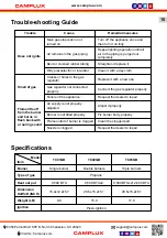 Предварительный просмотр 11 страницы Camplux TC01GB Instructions For Installation And Use Manual