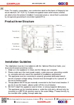 Предварительный просмотр 6 страницы Camplux TE04 Use & Care Manual