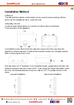 Предварительный просмотр 7 страницы Camplux TE04 Use & Care Manual