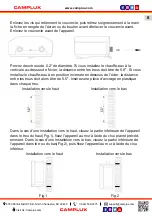 Предварительный просмотр 21 страницы Camplux TE04 Use & Care Manual