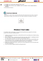 Preview for 4 page of Camplux TE11 Use & Care Manual