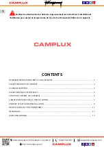 Preview for 16 page of Camplux TE11 Use & Care Manual