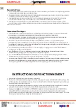 Preview for 26 page of Camplux TE11 Use & Care Manual