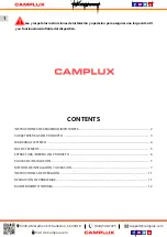 Preview for 32 page of Camplux TE11 Use & Care Manual