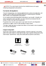 Preview for 17 page of Camplux WA686M-NG Use & Care Manual