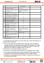 Preview for 49 page of Camplux WA686M-NG Use & Care Manual