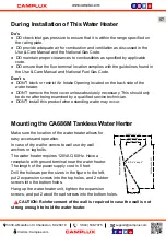 Preview for 59 page of Camplux WA686M-NG Use & Care Manual