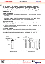 Preview for 60 page of Camplux WA686M-NG Use & Care Manual