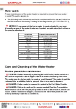 Preview for 66 page of Camplux WA686M-NG Use & Care Manual