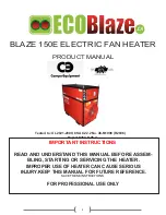 Campo Equipment BLAZE 150E Product Manual preview