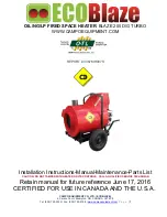 Preview for 1 page of Campo Equipment ECOBlaze 200D Turbo Installation Instructions Manual