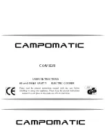 Preview for 1 page of Campomatic C64VSGRI User Instructions