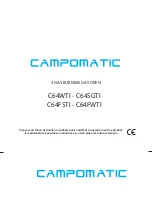 Campomatic C64WTI Manual preview