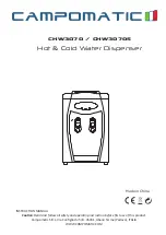 Campomatic CHW3070 Instruction Manual preview