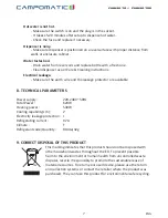 Preview for 7 page of Campomatic CHW4070 Instruction Manual