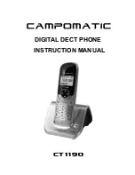 Campomatic CT1190 Instruction Manual preview